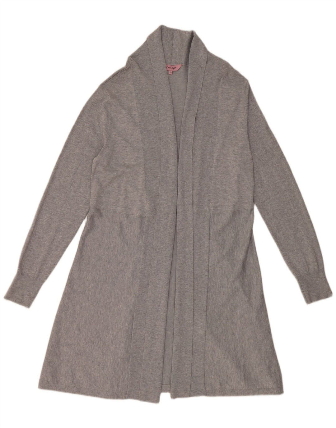 Maglione cardigan aperto lungo da donna Phase Eight UK 14 Viscosa grigio medio