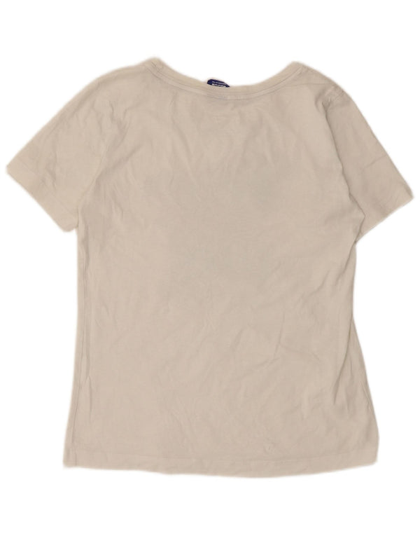 T-shirt grafica da donna Champion Top UK 14 Medium White