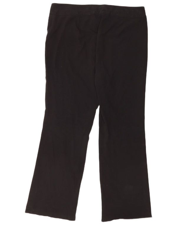 Pantaloni casual Bootcut da donna Marks & Spencer UK 18 XL W38 L32 Nero