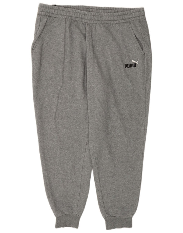 Pantaloni da tuta da uomo Puma Joggers 2XL Cotone chiazzato grigio