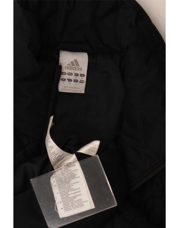 Giacca trapuntata da donna Adidas UK 12 Medium Nero Poliestere