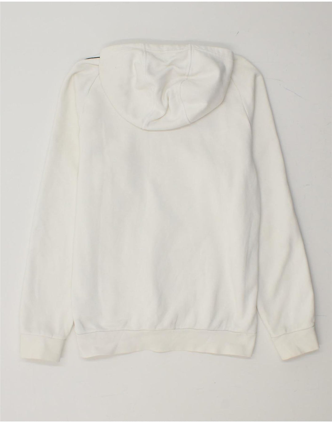 Maglione con cappuccio da uomo ADIDAS piccolo in cotone bianco