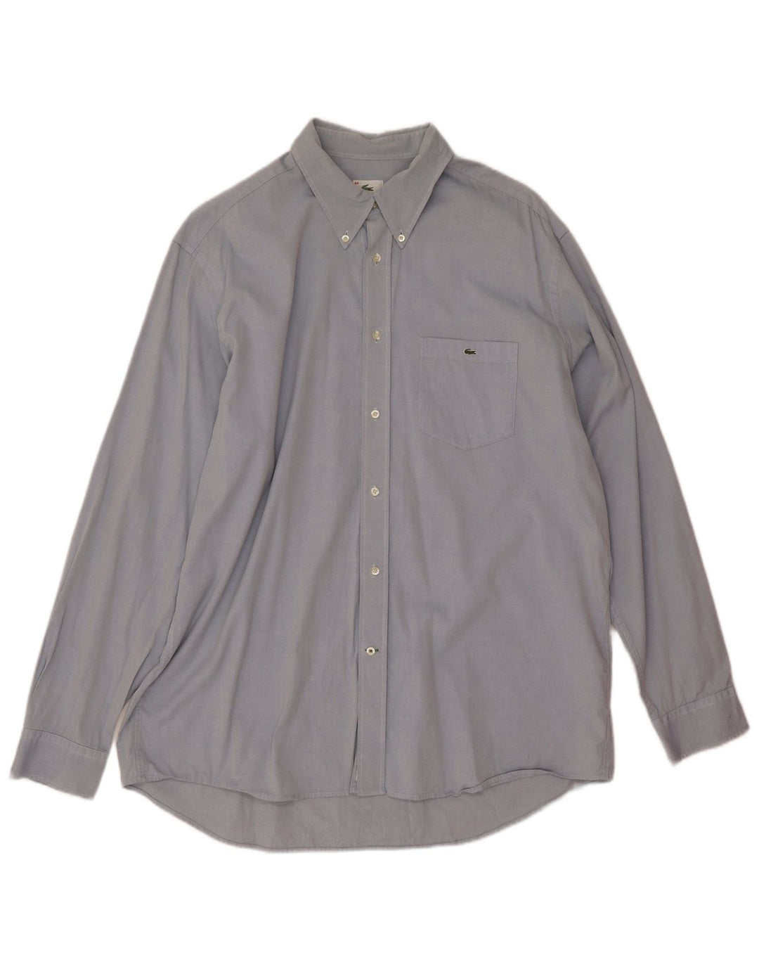 Camicia da uomo Lacoste taglia 44 XL cotone blu