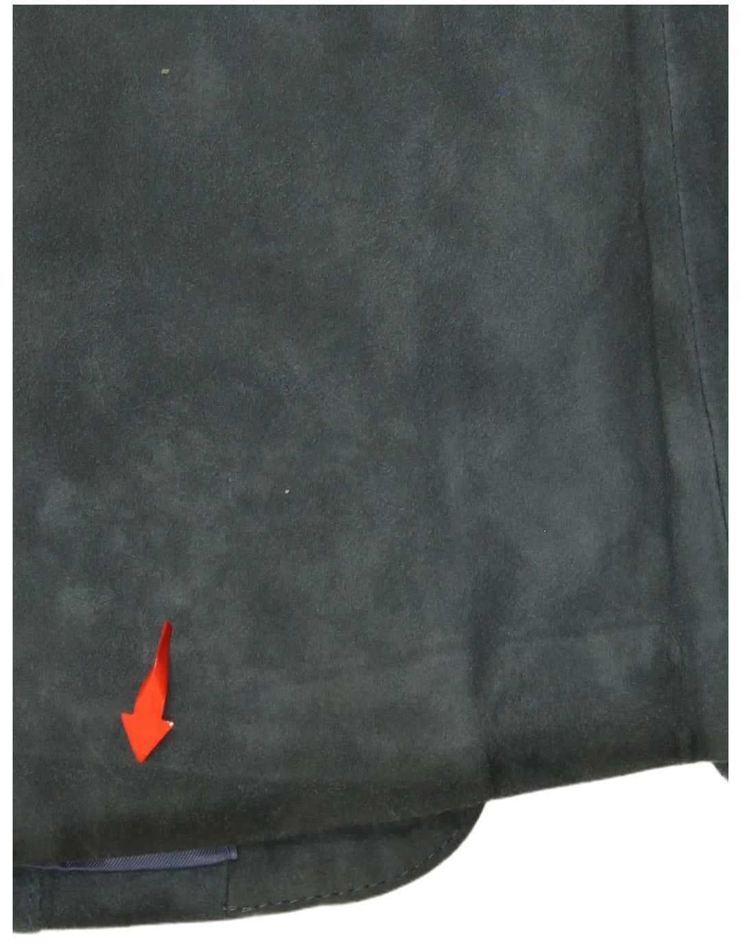 PENELOPE Gilet Donna in Pelle Scamosciata IT 44 Blu Medio