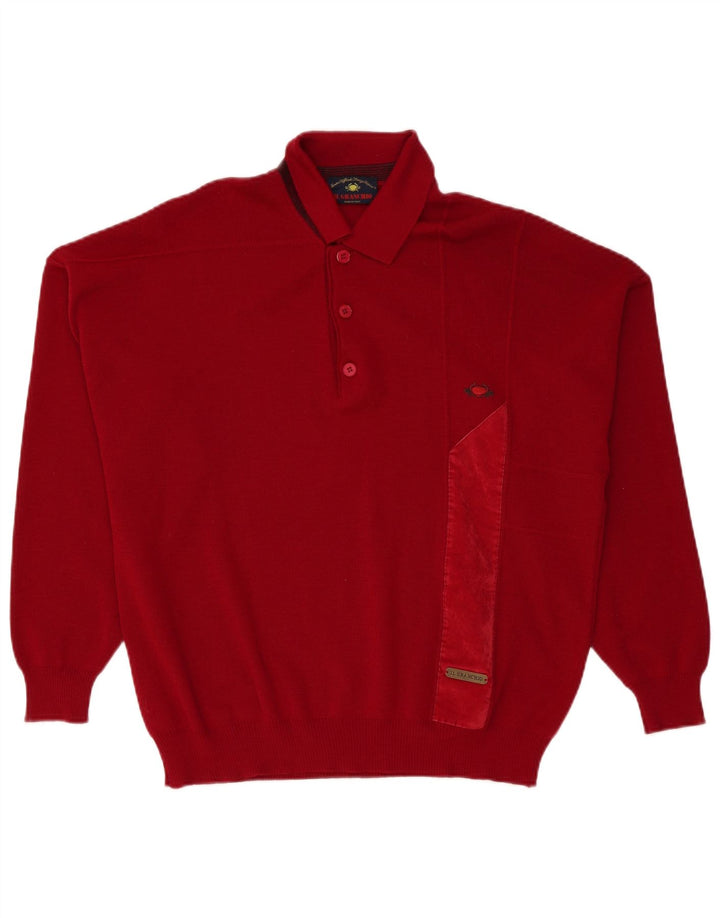 Maglione da uomo con collo alto Il Granchio XL rosso
