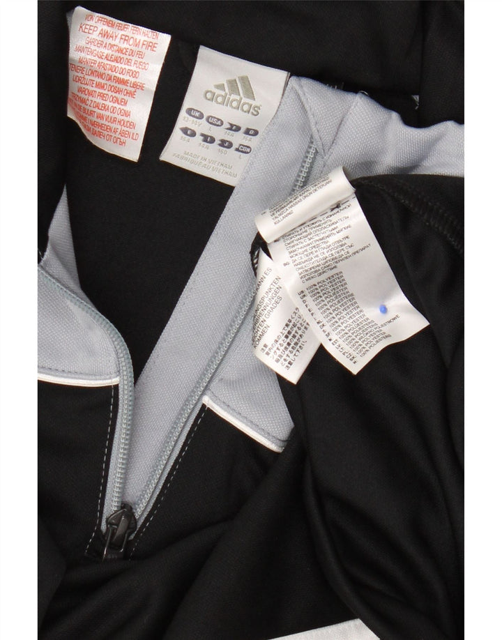 Top della tuta da ginnastica Adidas Climalite da ragazzo, 13-14 anni, colore nero