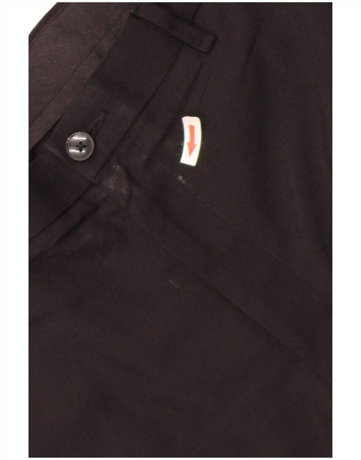 Pantaloni chino dritti vestibilità regolare da uomo Marks & Spencer W40 L31 neri