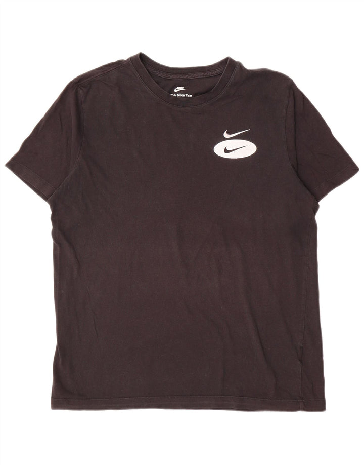 T-shirt da uomo Nike Top in cotone nero medio