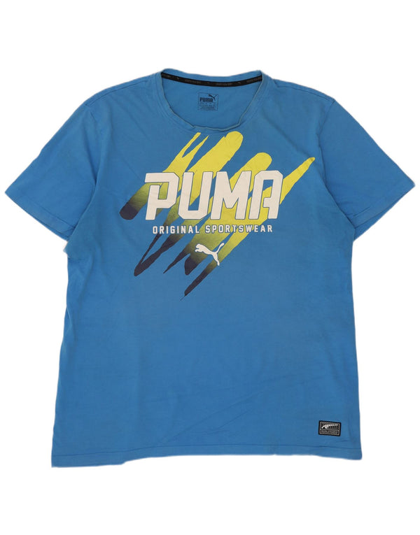Maglietta grafica da uomo Puma Top 2XL Blu