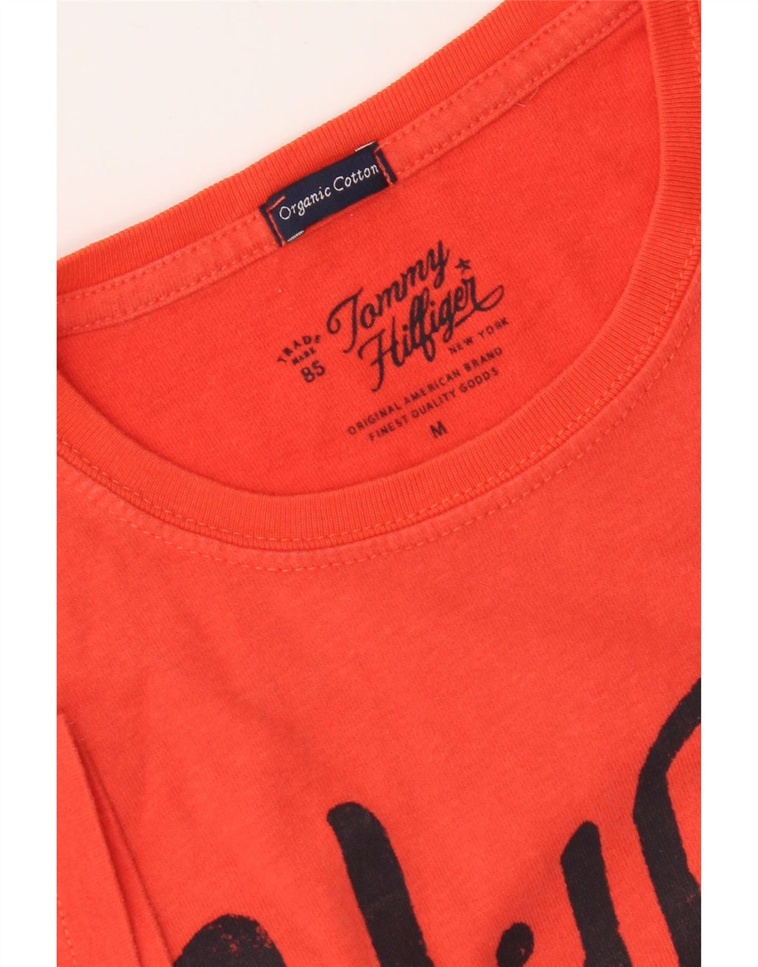 T-shirt grafica da uomo Tommy Hilfiger Top arancione medio