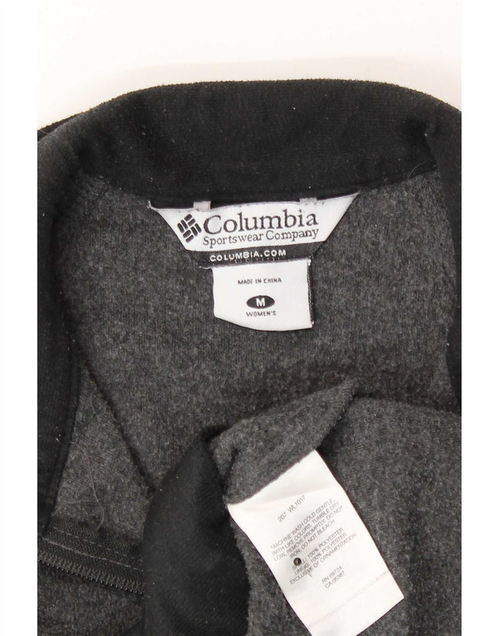 Gilet in pile da donna Columbia UK 14 Poliestere grigio medio