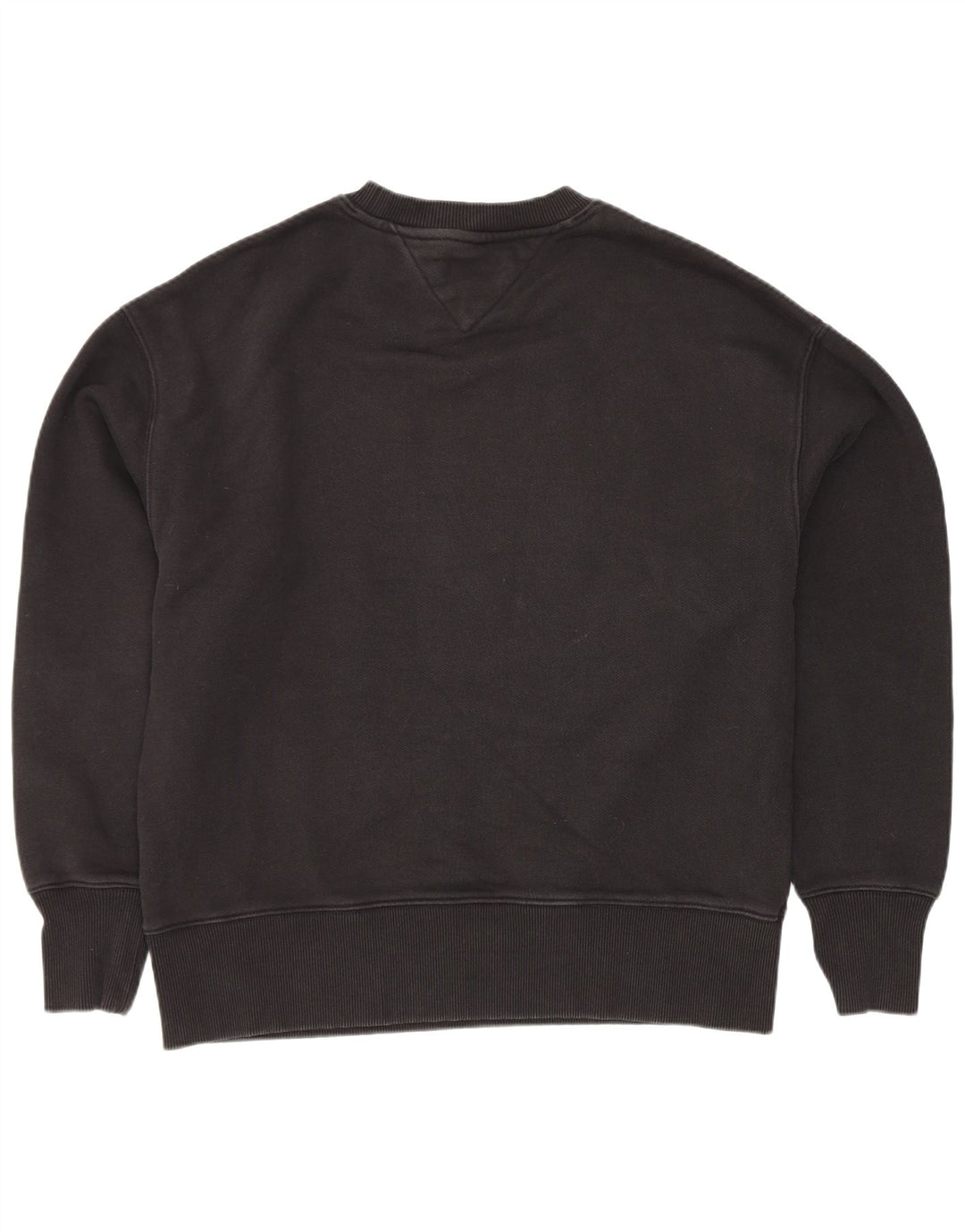 Felpa grafica da uomo Tommy Hilfiger Maglione piccolo cotone nero