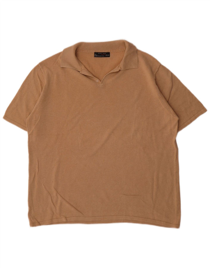 Zara Polo da uomo grande Beige