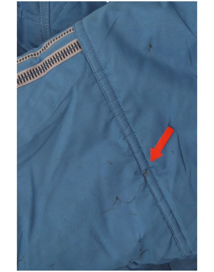 Giacca imbottita da uomo Adidas UK 42 XL blu poliestere