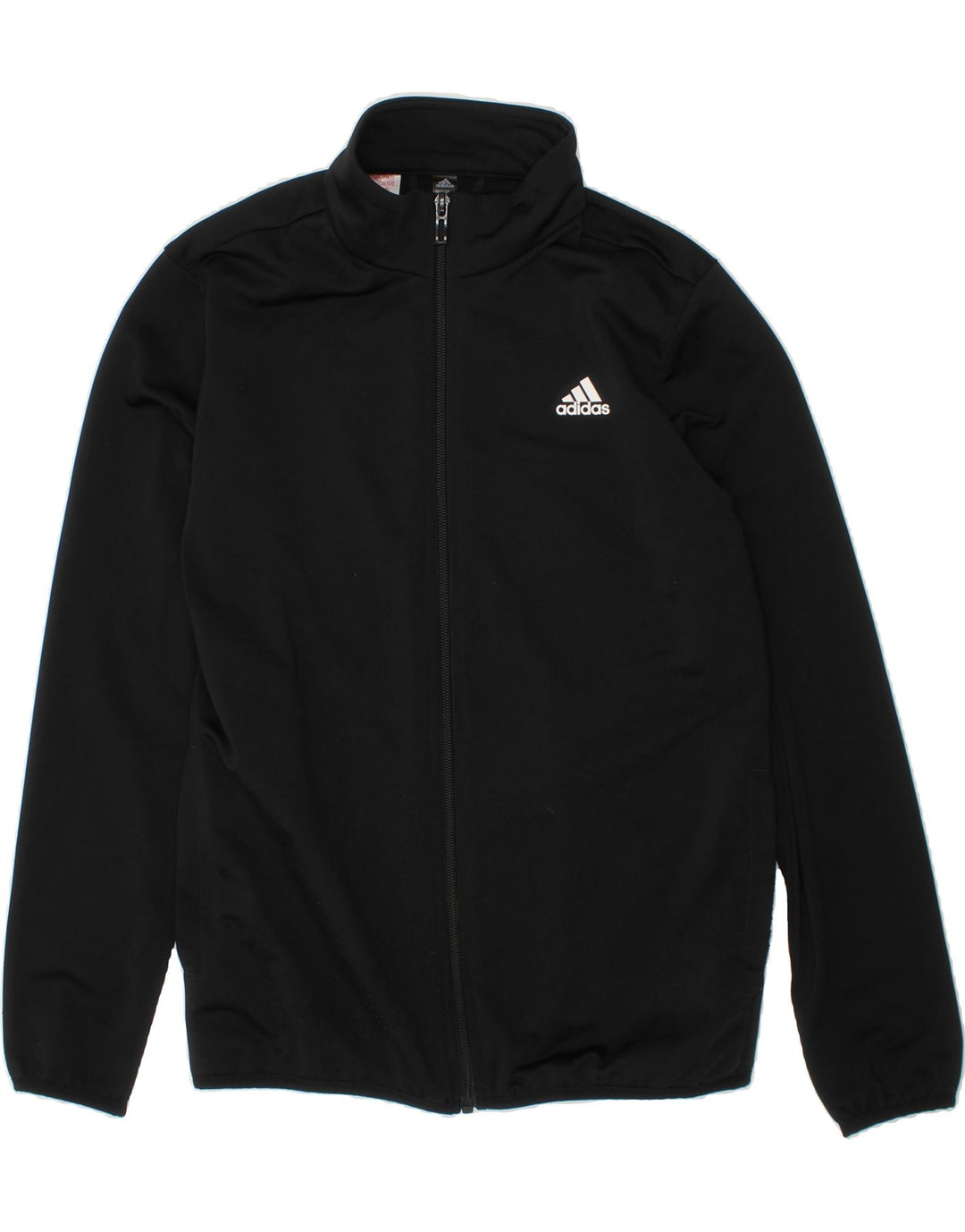 ADIDAS Boys Graphic Tracksuit Top Jacket 11-12 Years Black Polyester Vintage Adidas and Second-Hand Adidas from Messina Hembry 