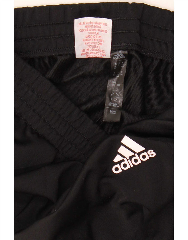 Pantaloni della tuta da ragazzo Adidas 13-14 anni in poliestere nero