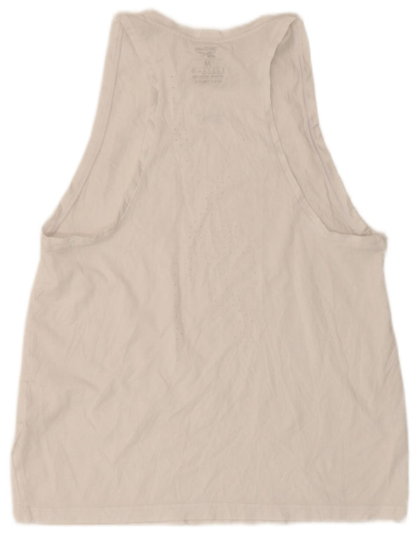 Canotta Reebok Donna UK 12/14 Medio Bianco