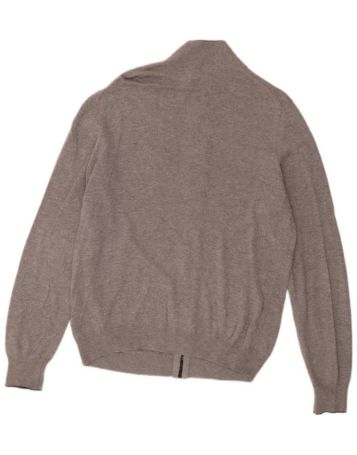 Maglione cardigan da uomo Gap in cotone grigio medio
