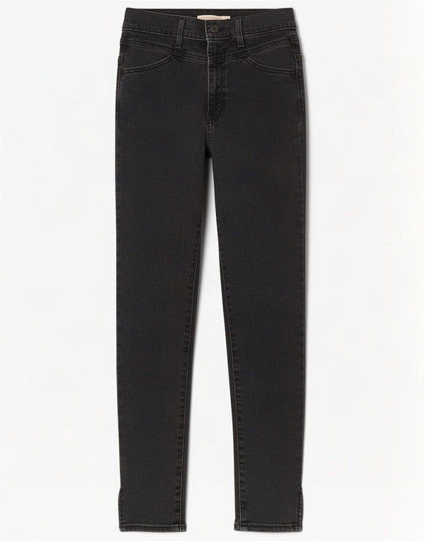 Levi's Womens Mile High Skinny Jeans W27 L27 Grey Cotton