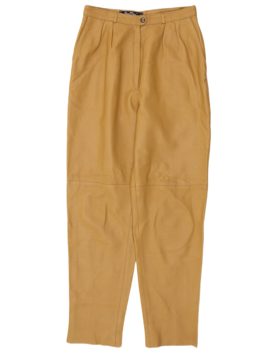 Pantaloni da donna in pelle con tasselli RAY MARJORY IT 42 medio W28 L30 kaki