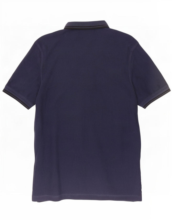 Polo da uomo Fred Perry grande in cotone blu navy