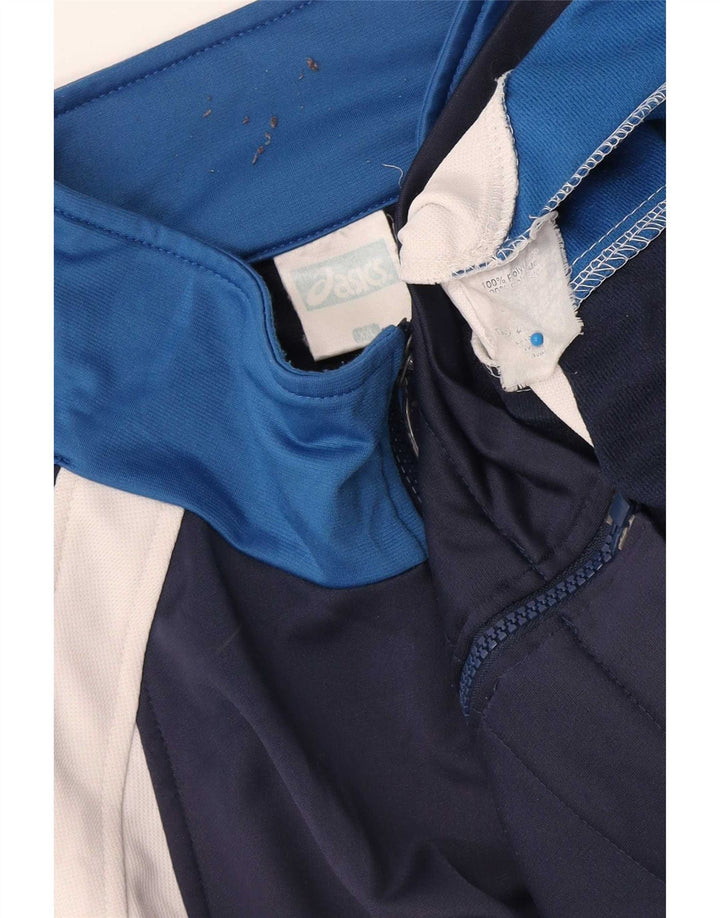 Giacca sportiva da uomo con grafica Asics 2XL Blu poliestere color block