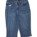 LEE Womens Curvy Fit Bermuda Denim Shorts W30 Medium Blue Vintage Lee and Second-Hand Lee from Messina Hembry 