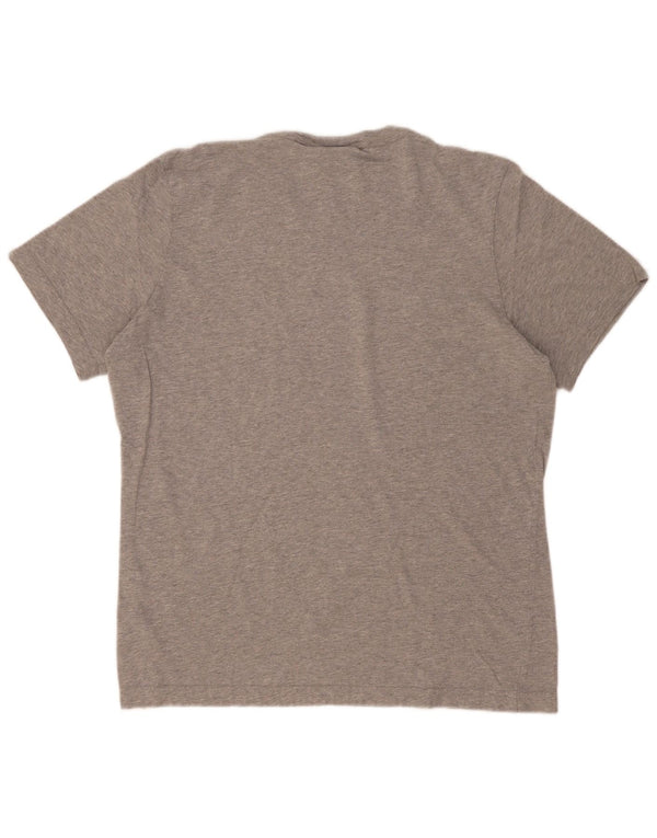 T-shirt Adidas da uomo Top Small in cotone grigio