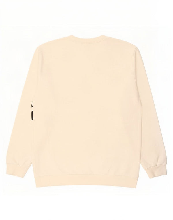 Felpa grafica da uomo Lotto Maglione XL Cotone bianco