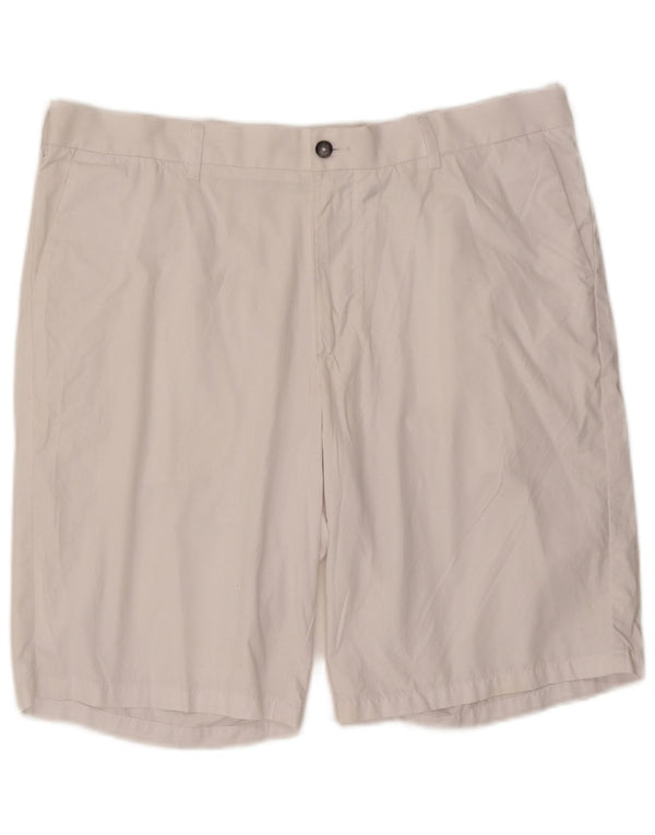 Pantaloncini chino da uomo Marks & Spencer W40 XL cotone bianco