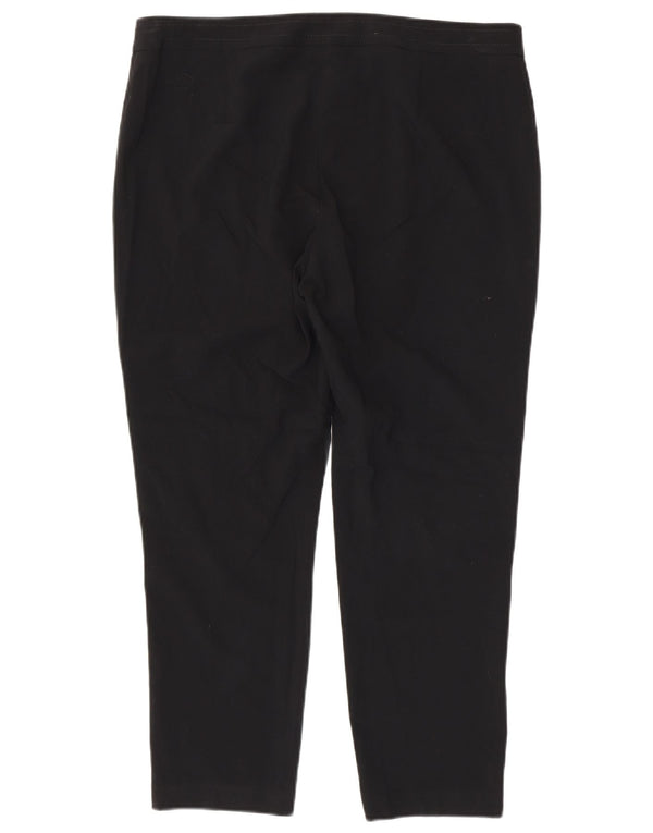 Pantaloni casual slim da donna Marks & Spencer UK 16 Large W36 L26 neri