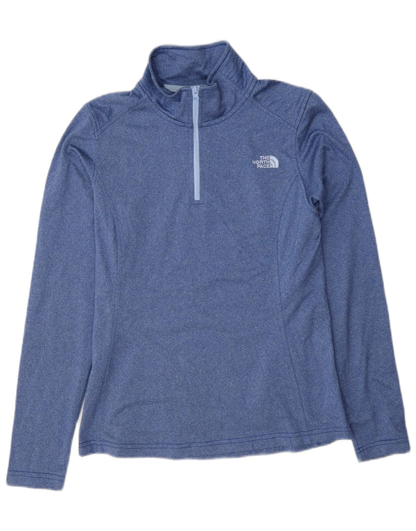 Top da tuta da donna The North Face Pullover UK 10 Small Blue Flecked