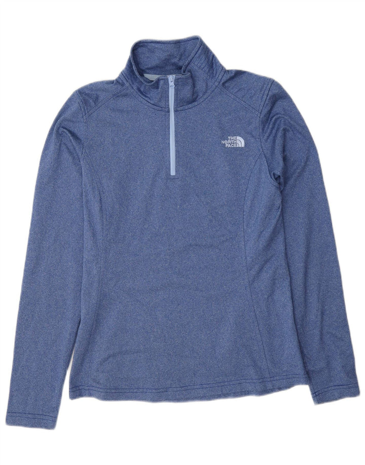 Top da tuta da donna The North Face Pullover UK 10 Small Blue Flecked