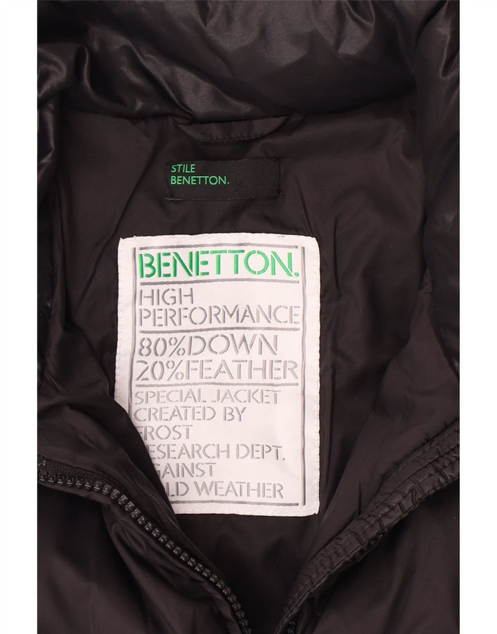 Giacca imbottita da donna Benetton UK 6 XS nera