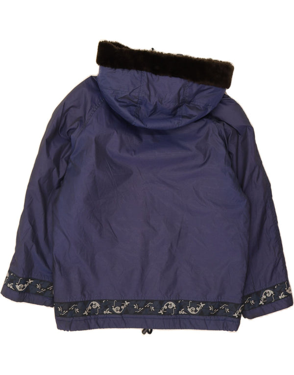 Giacca a vento oversize con cappuccio da donna FILA IT 42 medio blu navy