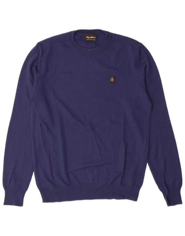 REFRIGIWEAR Maglione maglione girocollo da bambino 15-16 anni XL Lana blu navy