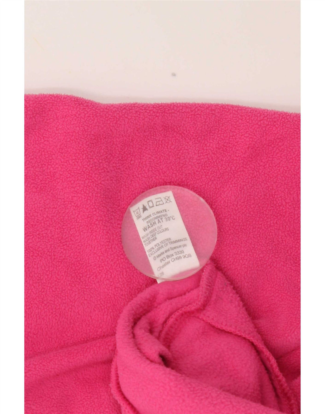 Giacca in pile da donna Marks & Spencer UK 18 XL poliestere rosa