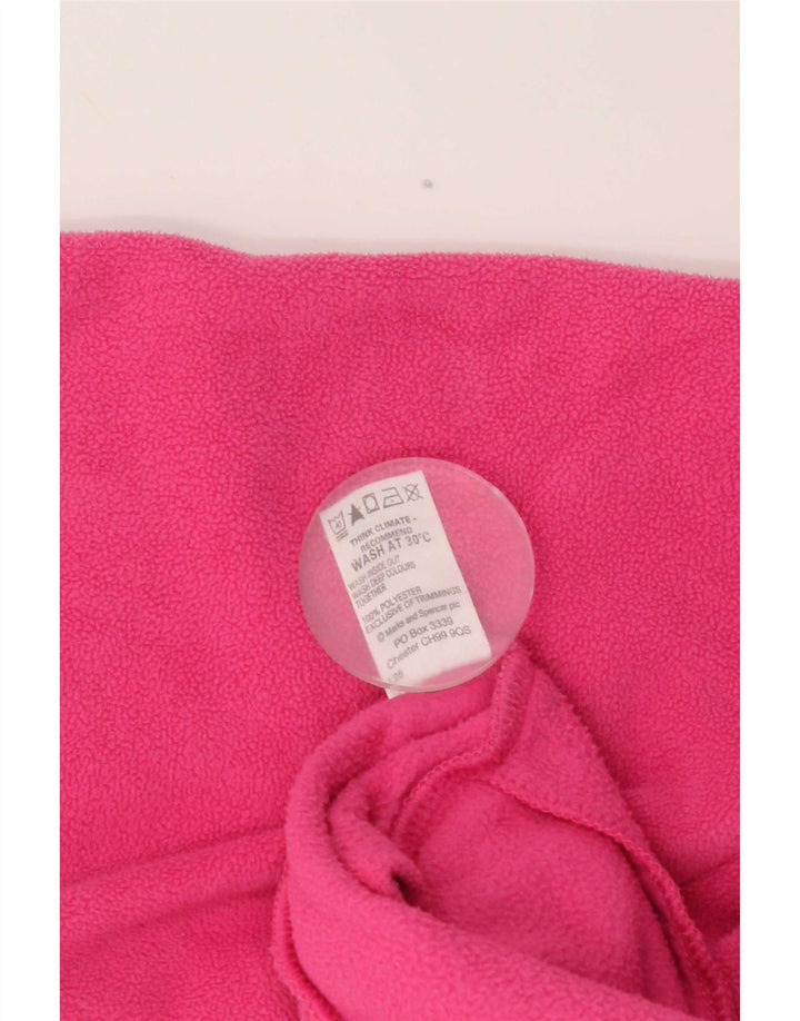 Giacca in pile da donna Marks & Spencer UK 18 XL poliestere rosa