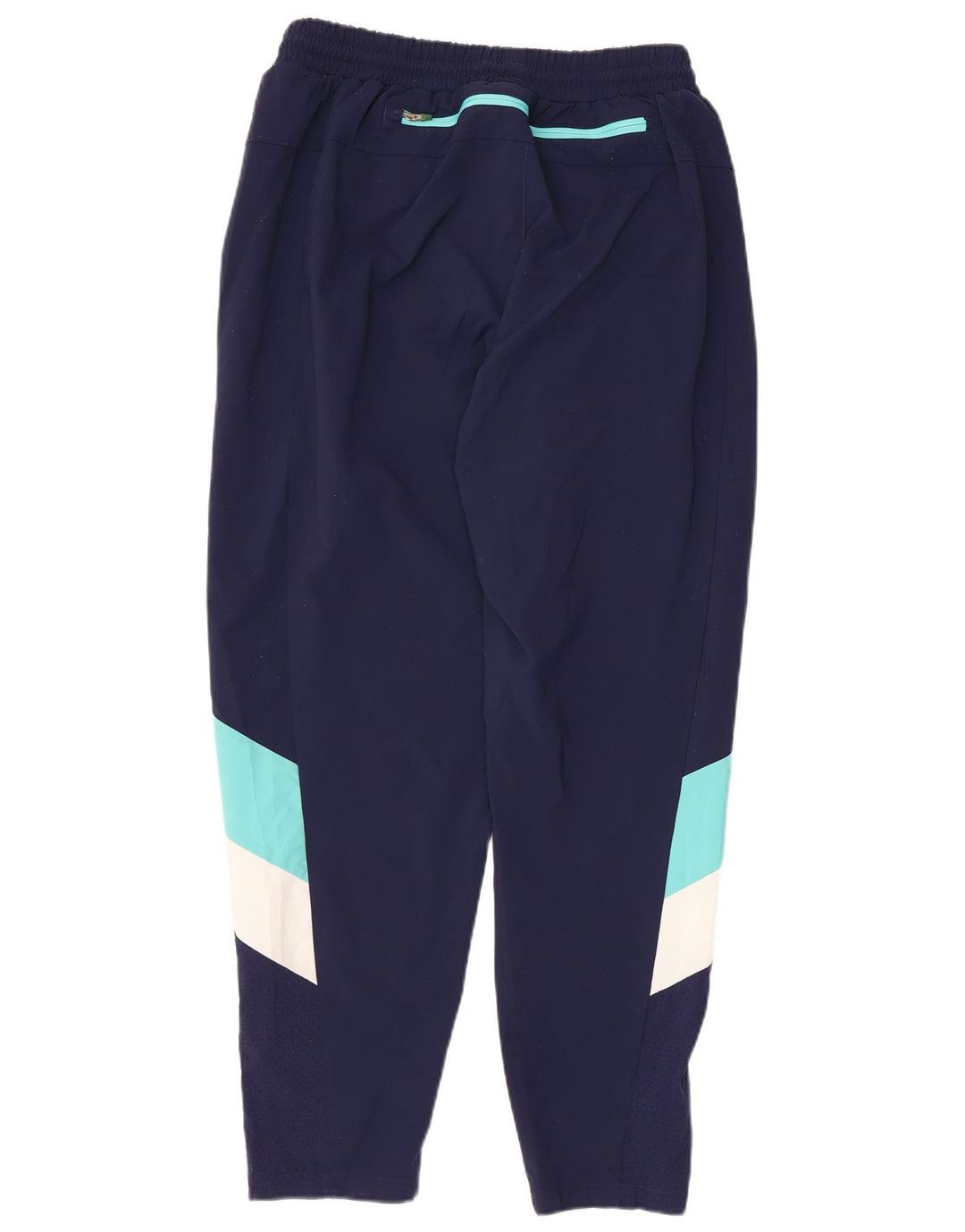 Pantaloni da tuta da uomo Puma Large in poliestere color block blu navy