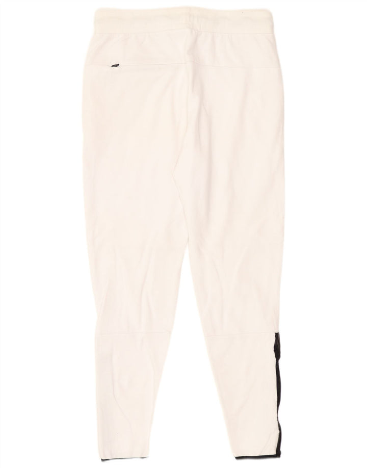 Zara Pantaloni da tuta da uomo in cotone color block bianco medio