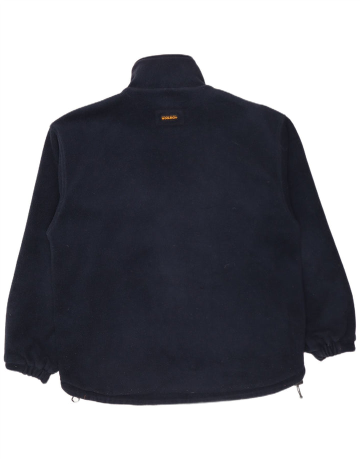Giacca reversibile da uomo WOOLRICH UK 40 Large in nylon blu navy