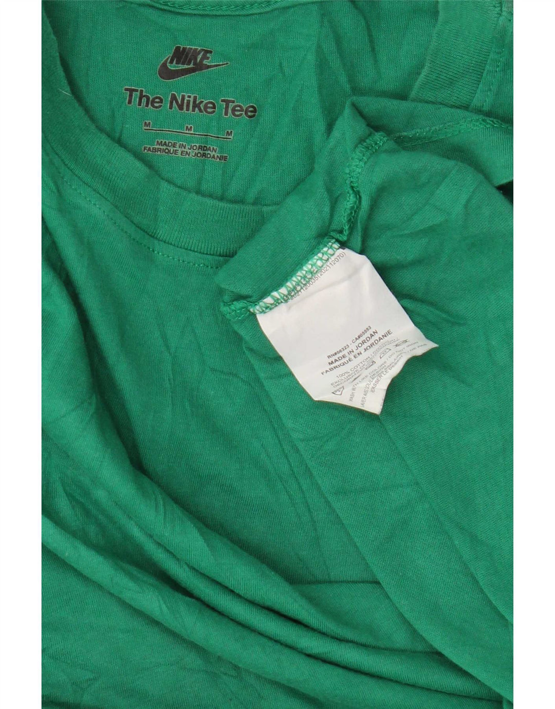 T-shirt da uomo Nike Top in cotone verde medio