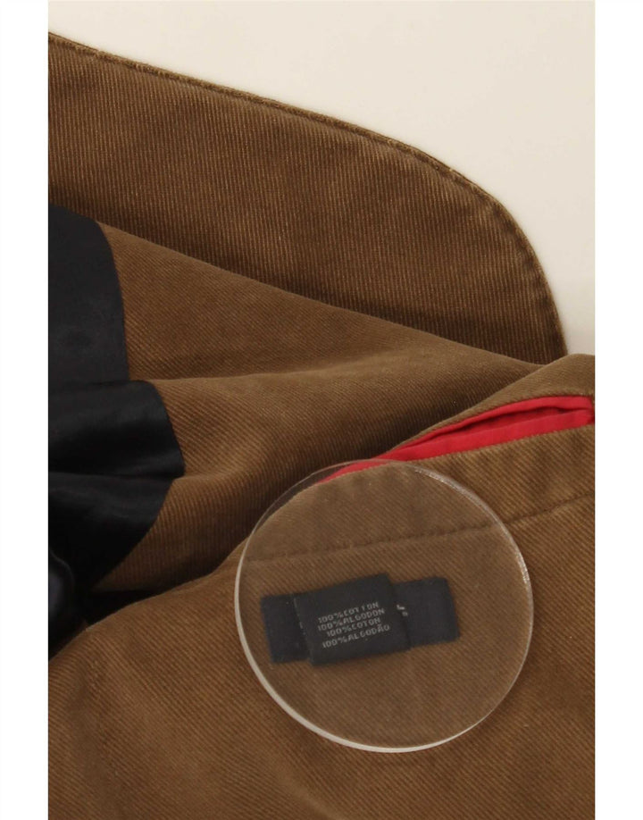 Gant Giacca blazer da uomo a 2 bottoni EU 48 Cotone marrone medio