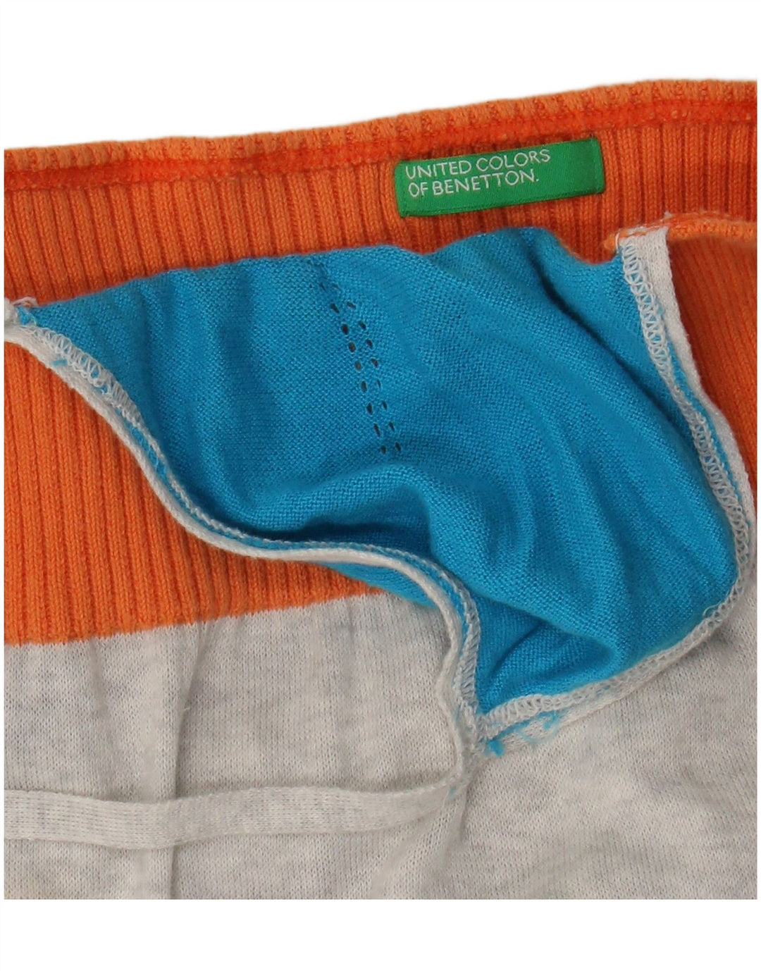 Abito Halter da donna Benetton UK 2 2XS Colorblock multicolore