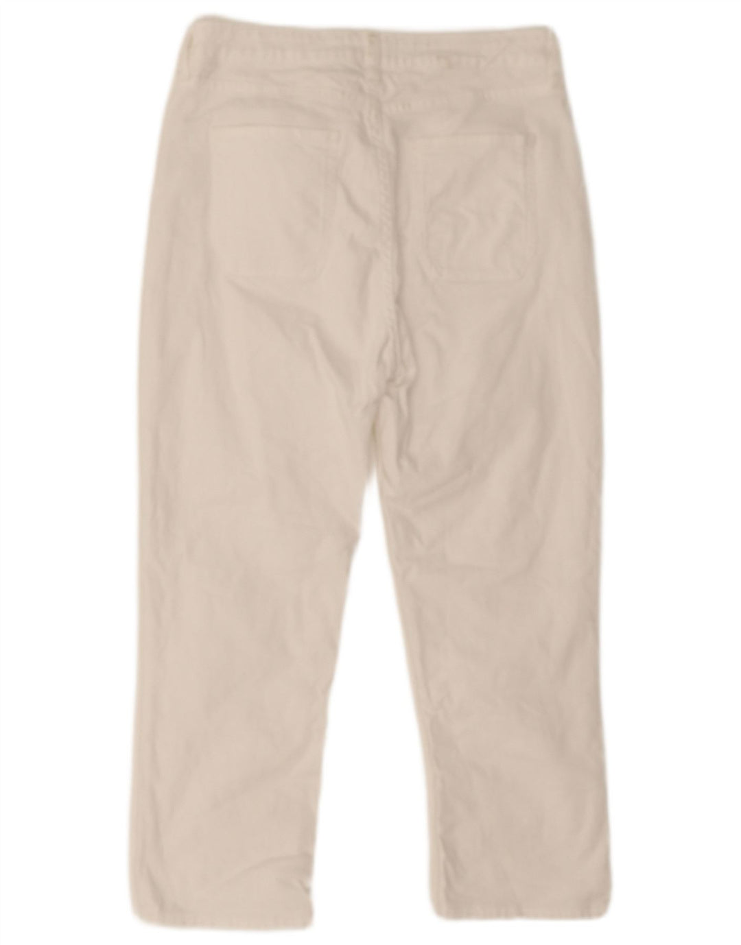 Jeans Capri da donna Fat Face UK 12 Medio W28 L20 Cotone bianco