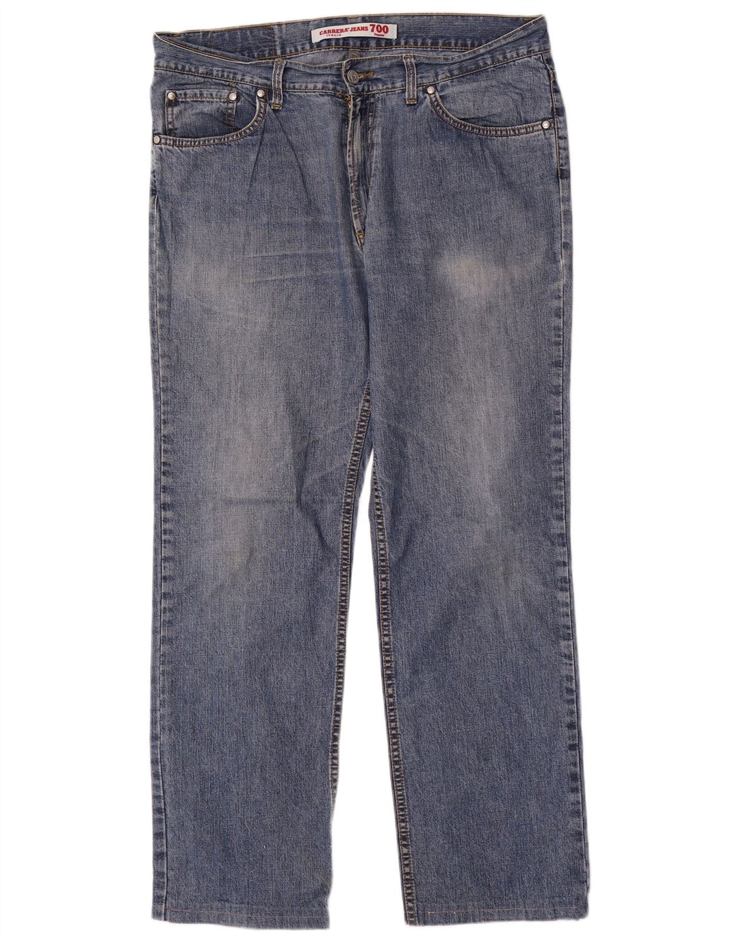 CARRERA Jeans dritti da uomo 700 vestibilità regolare W36 L30 cotone blu