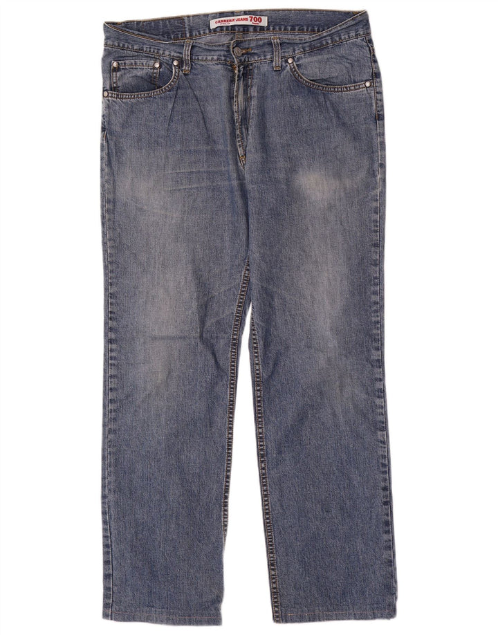 CARRERA Jeans dritti da uomo 700 vestibilità regolare W36 L30 cotone blu