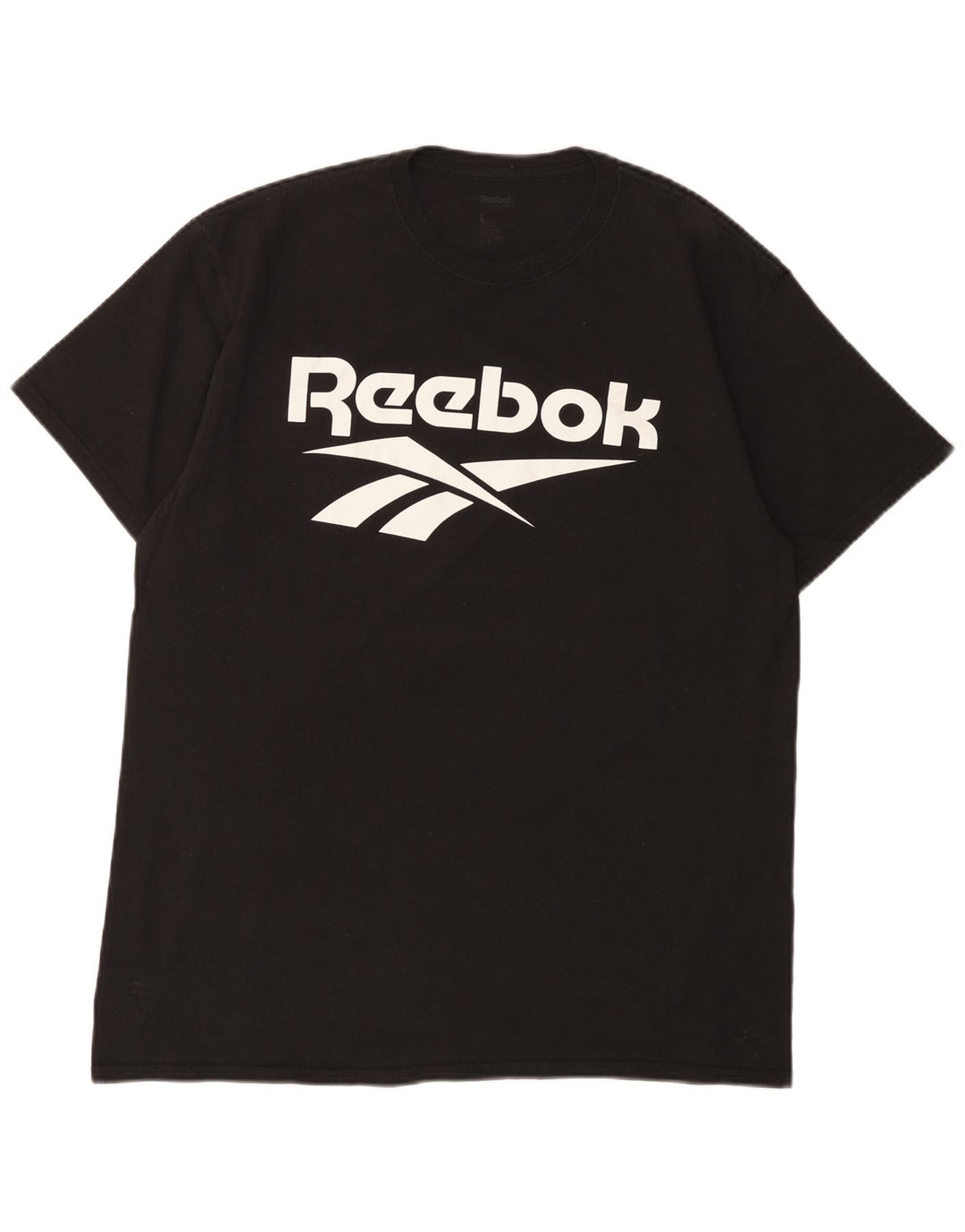 T-shirt grafica Reebok da uomo grande nera