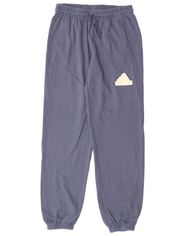 Pantaloni della tuta da ragazzo Adidas Joggers 15-16 anni in cotone blu