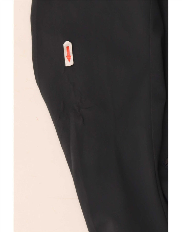 PEUTEREY Giacca antipioggia oversize con cappuccio da donna UK 10 Small Grigio Poliammide